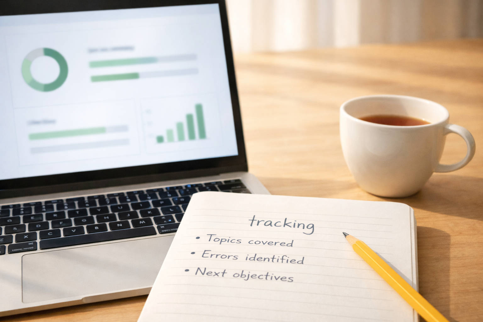 Student progress tracking tutoring